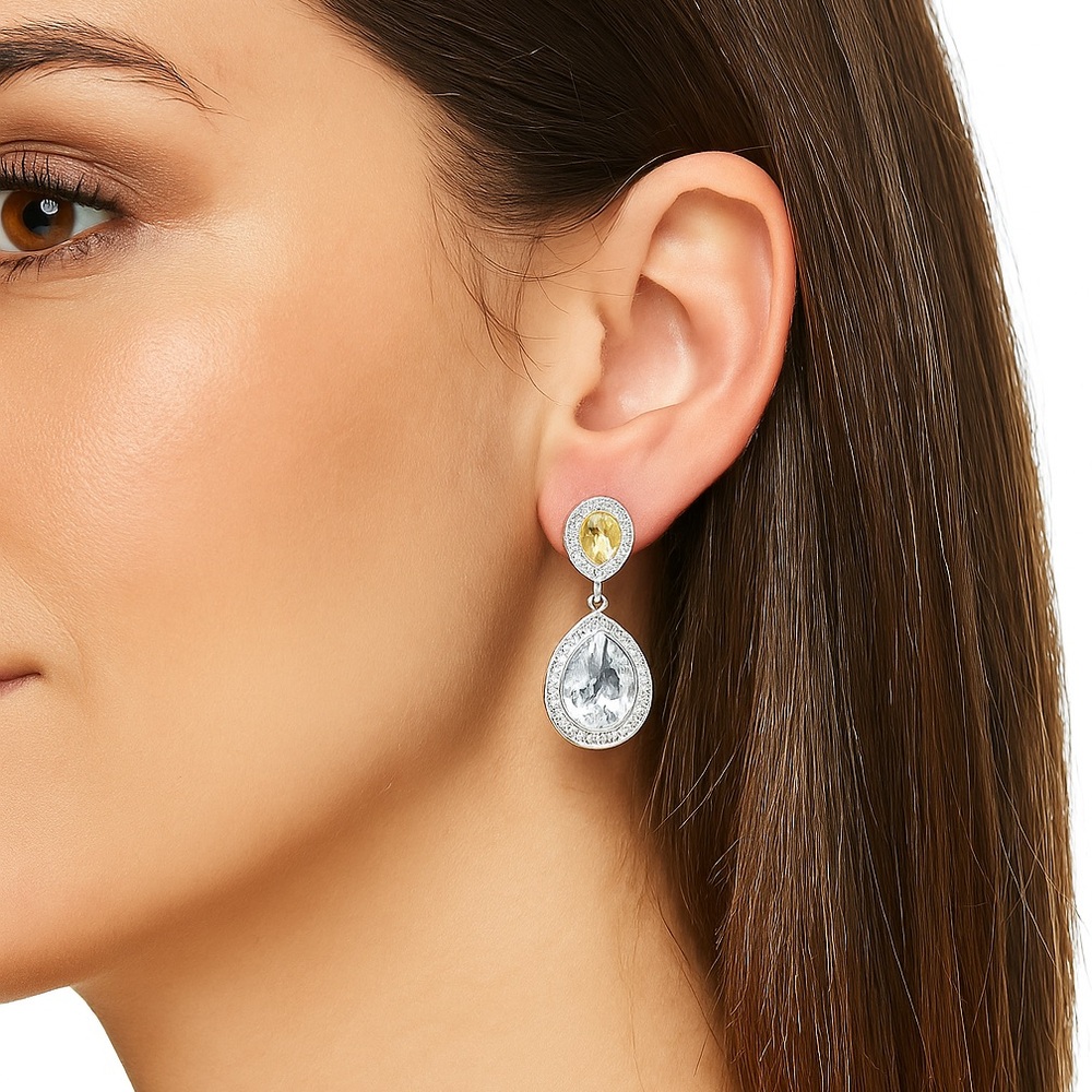 Macy’s Teardrop Earrings - Picture 1 of 5